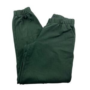 BRANDY MELVILLE Green Jogger Sweatpants with Pockets, One Size, Stretch
